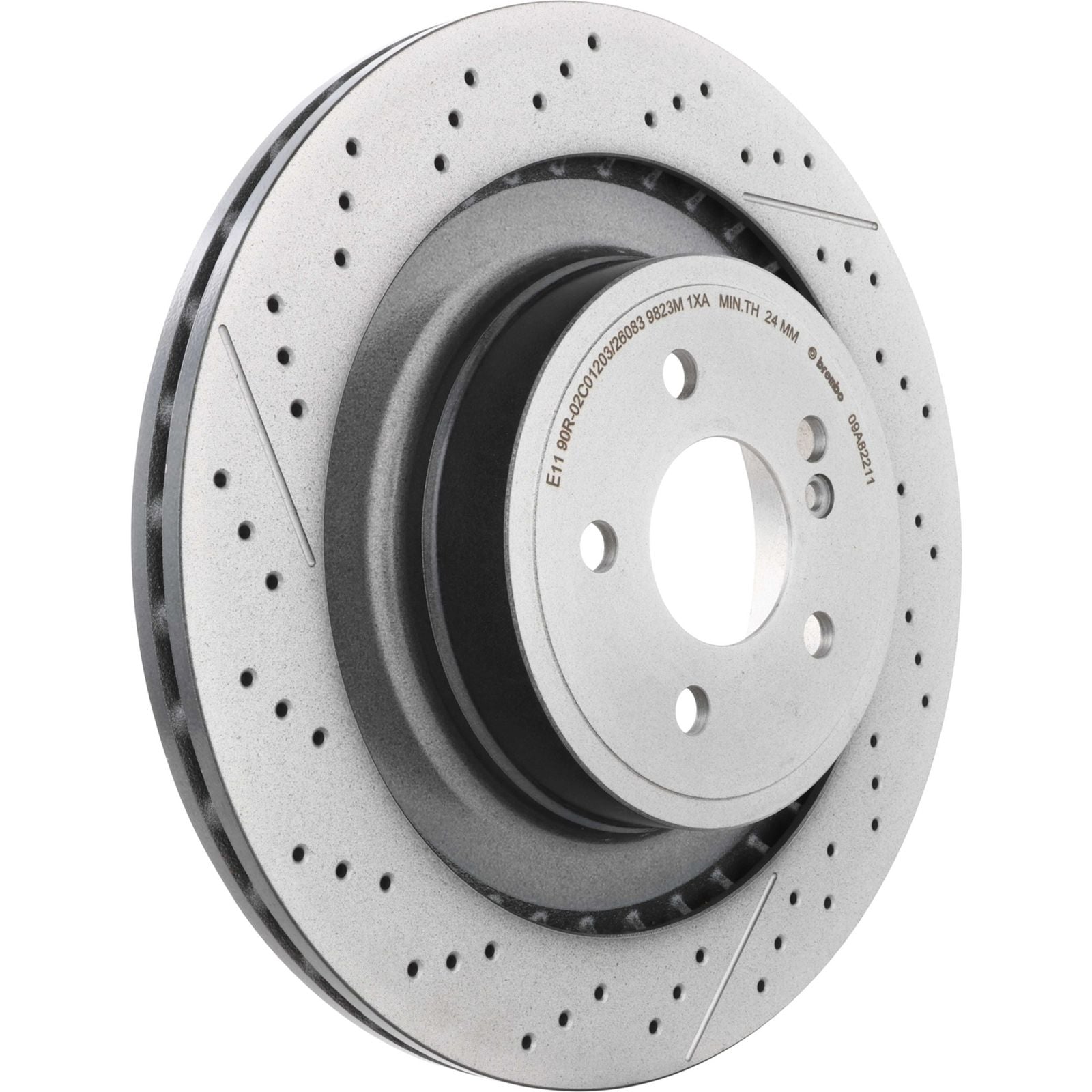 PRIME UV Coated Rear Disc Brake Rotor - 09.A822.11_01