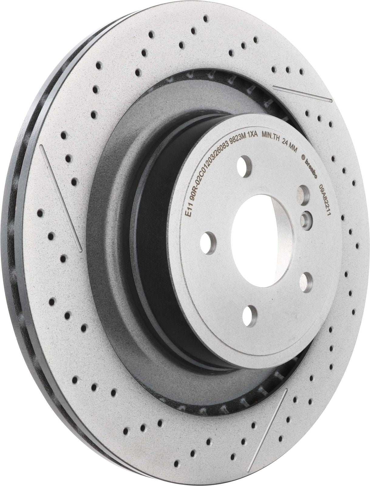 PRIME UV Coated Rear Disc Brake Rotor - 09.A822.11_02