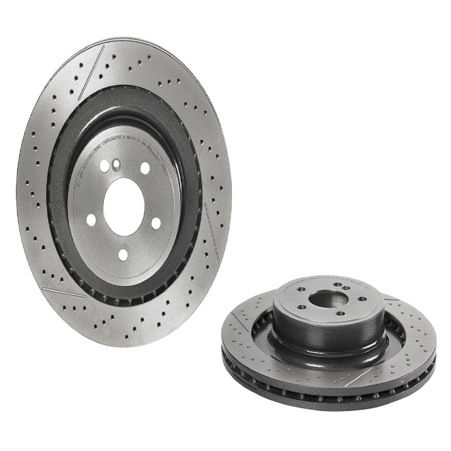 PRIME UV Coated Rear Disc Brake Rotor - 09.A822.11_01