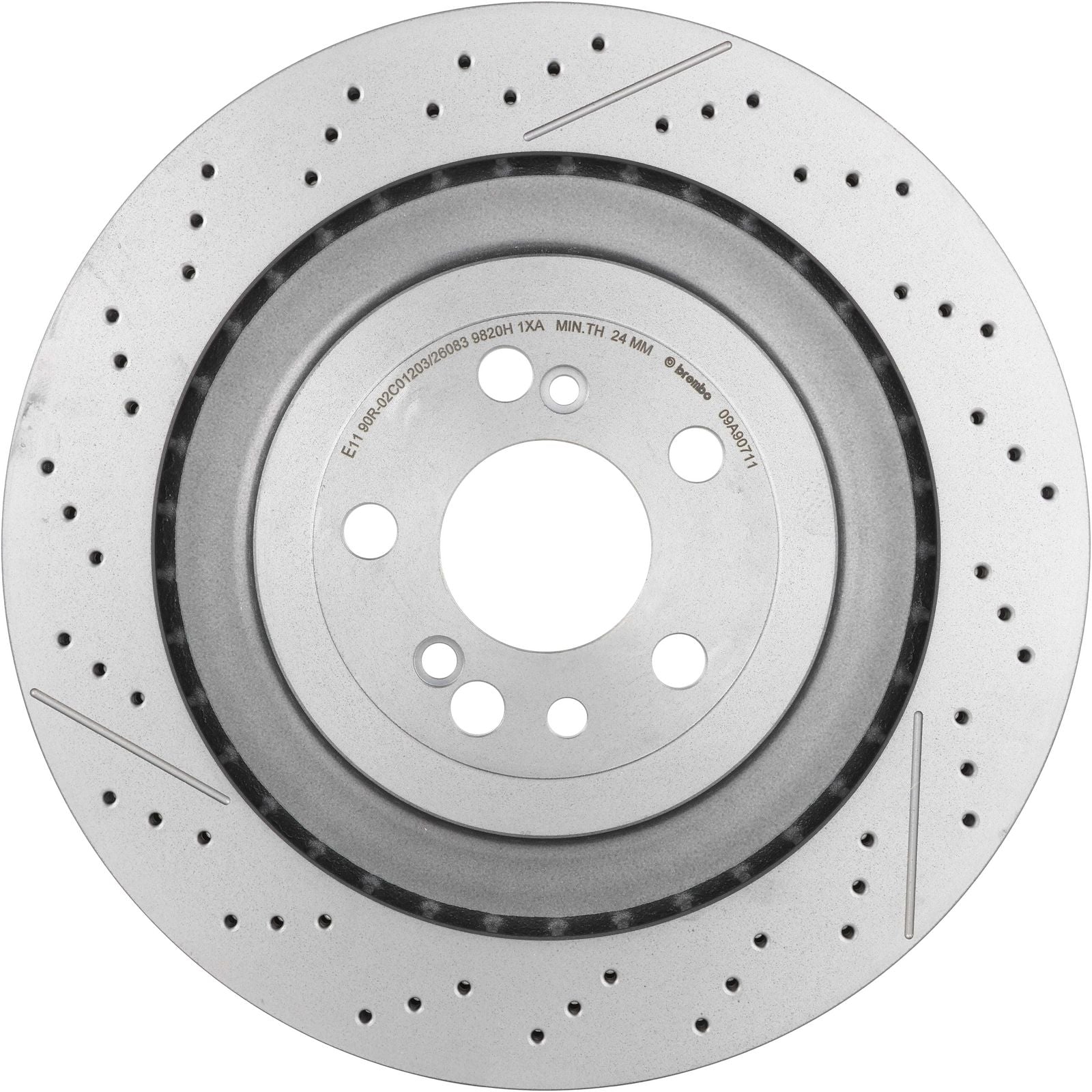 PRIME UV Coated Rear Disc Brake Rotor - 09.A907.11_03