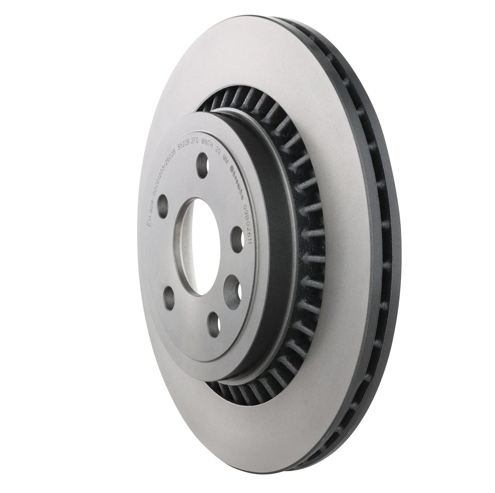 PRIME UV Coated Rear Disc Brake Rotor - 09.B026.11_11