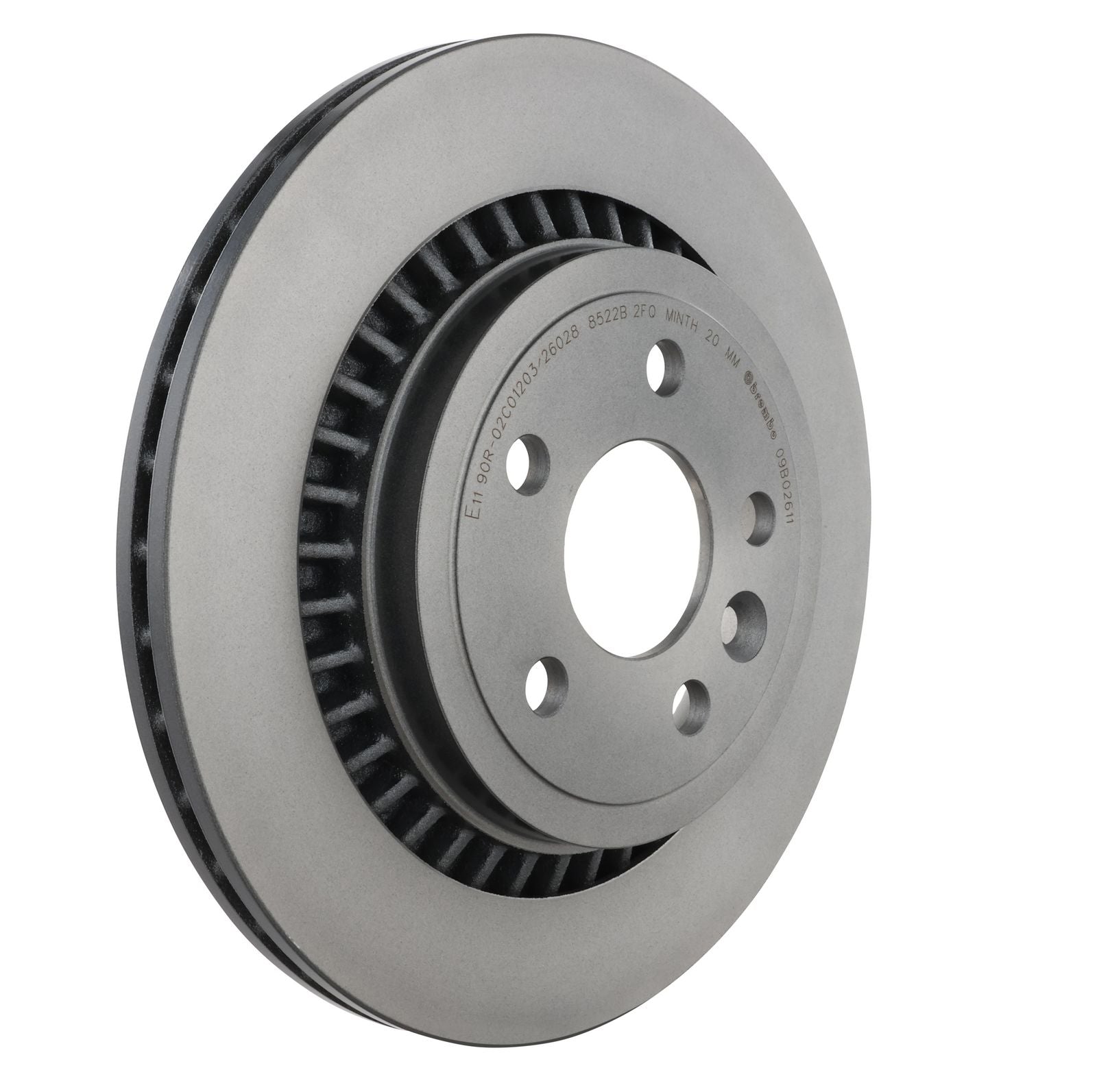 PRIME UV Coated Rear Disc Brake Rotor - 09.B026.11_28