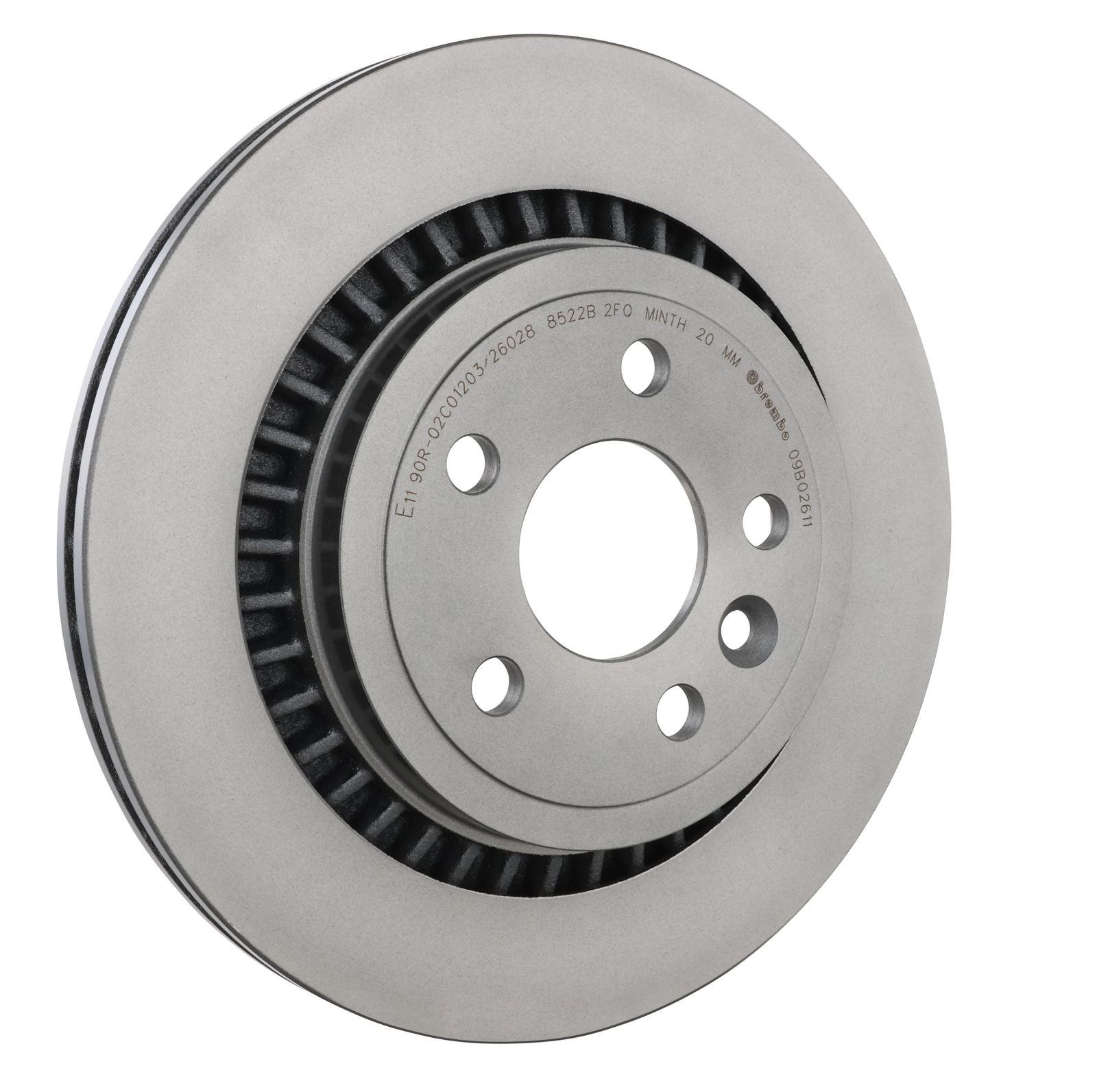 PRIME UV Coated Rear Disc Brake Rotor - 09.B026.11_29