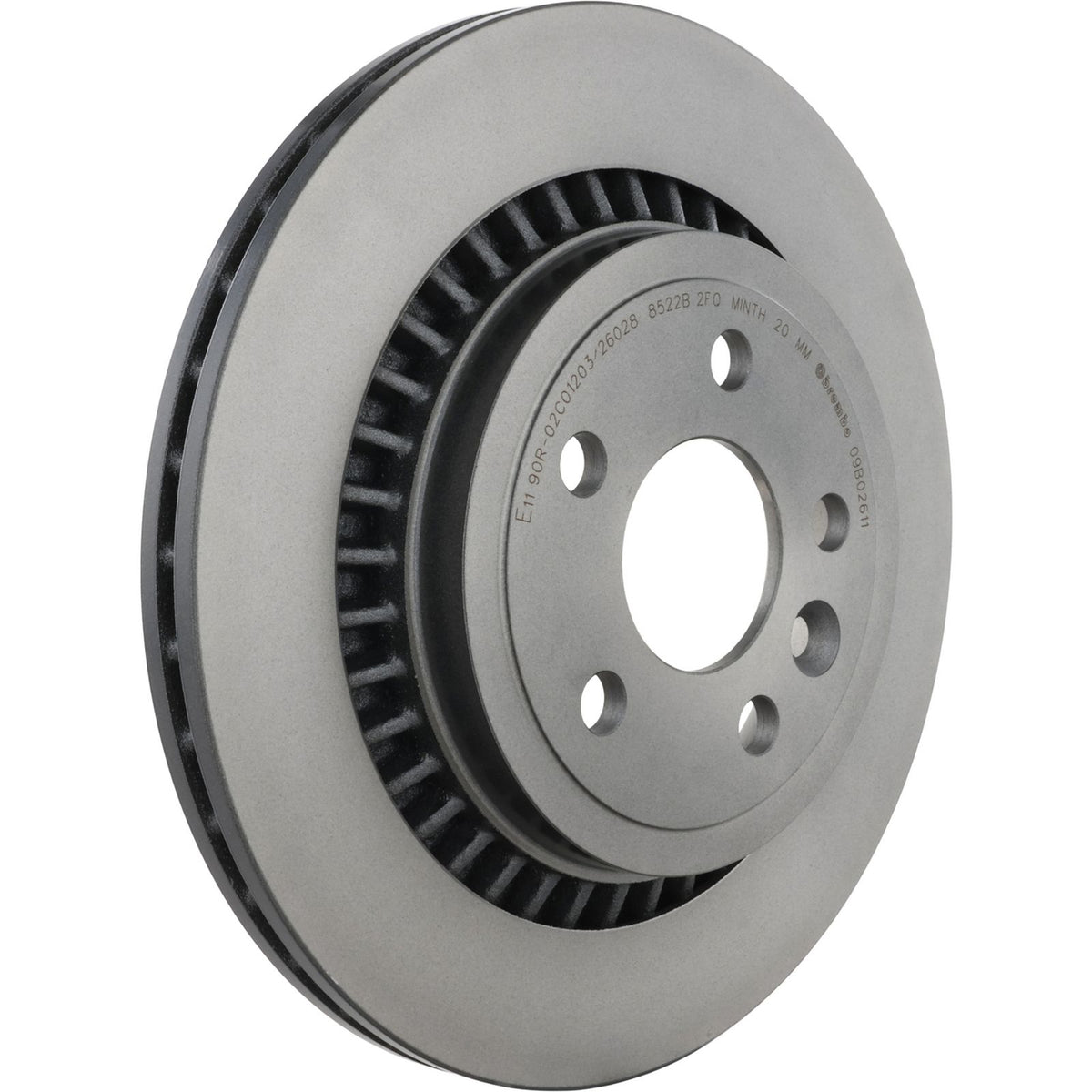 PRIME UV Coated Rear Disc Brake Rotor - 09.B026.11_03