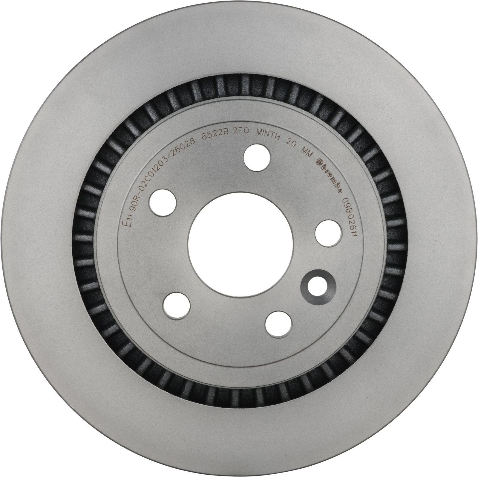 PRIME UV Coated Rear Disc Brake Rotor - 09.B026.11_03
