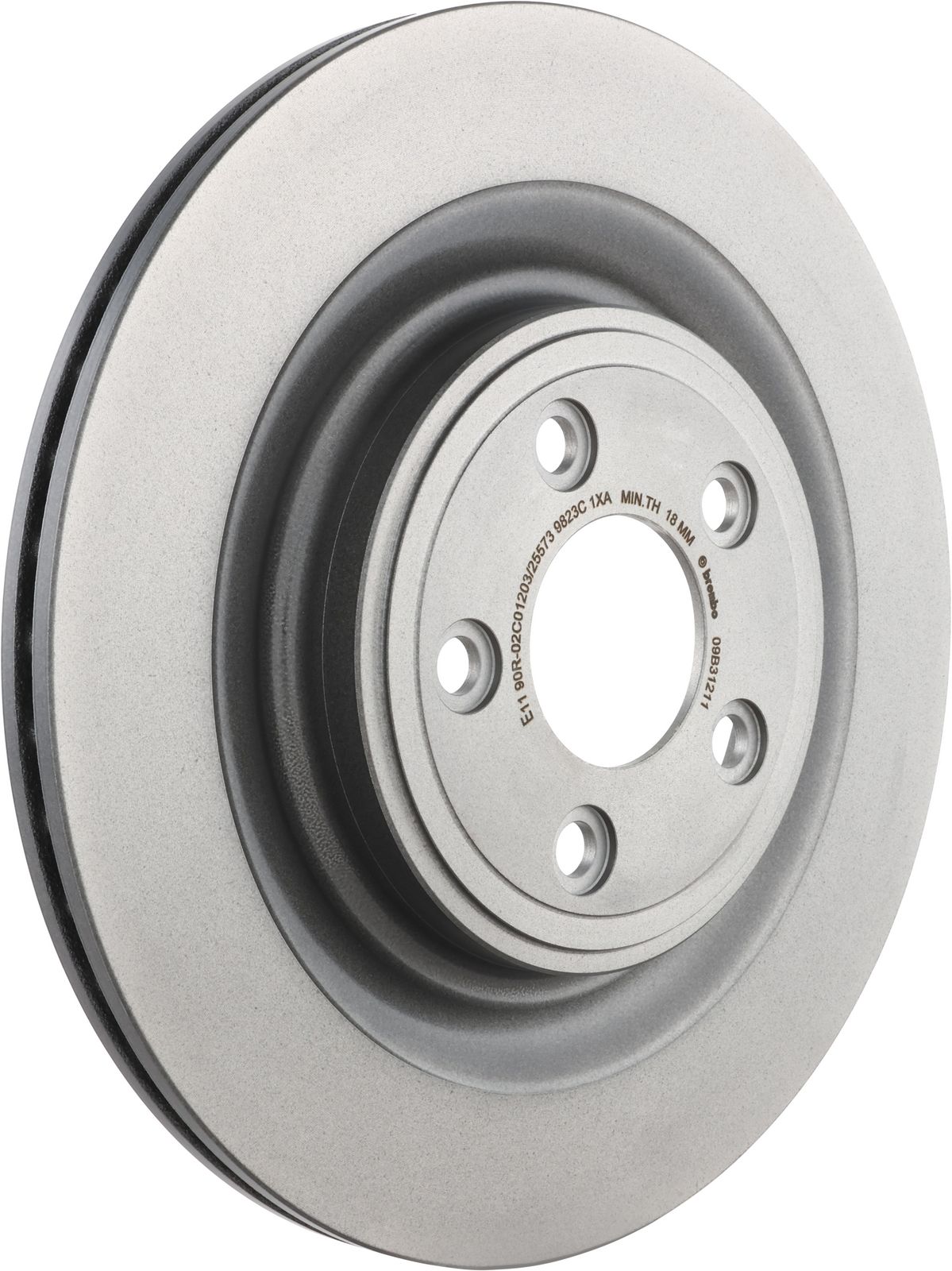 PRIME UV Coated Rear Disc Brake Rotor - 09.B312.11_01