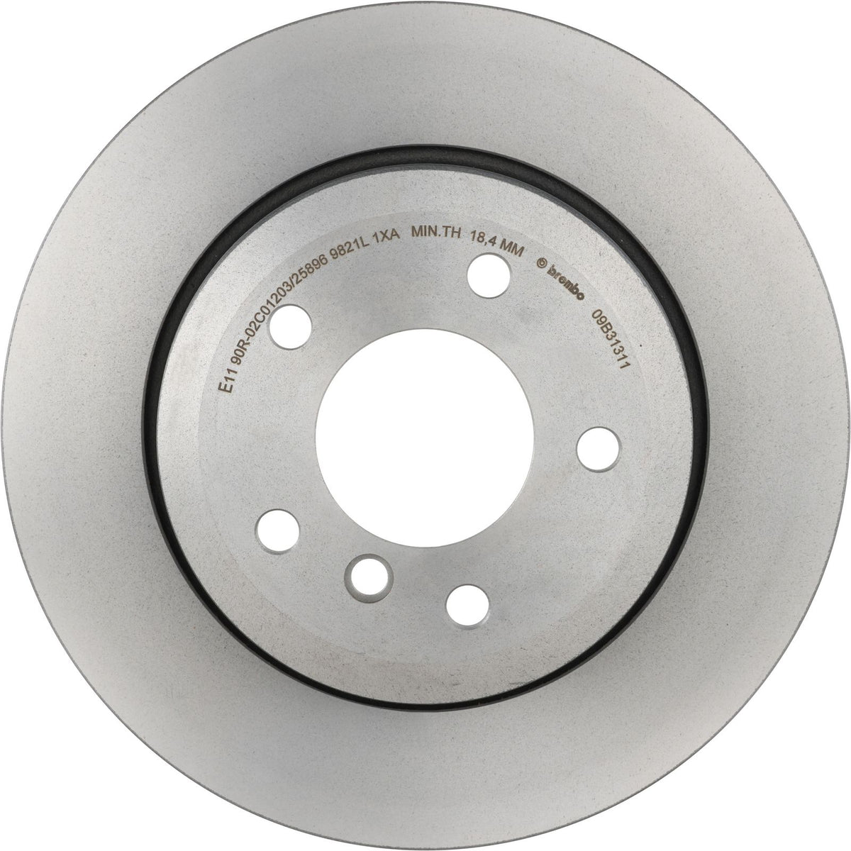 PRIME UV Coated Rear Disc Brake Rotor - 09.B313.11_28