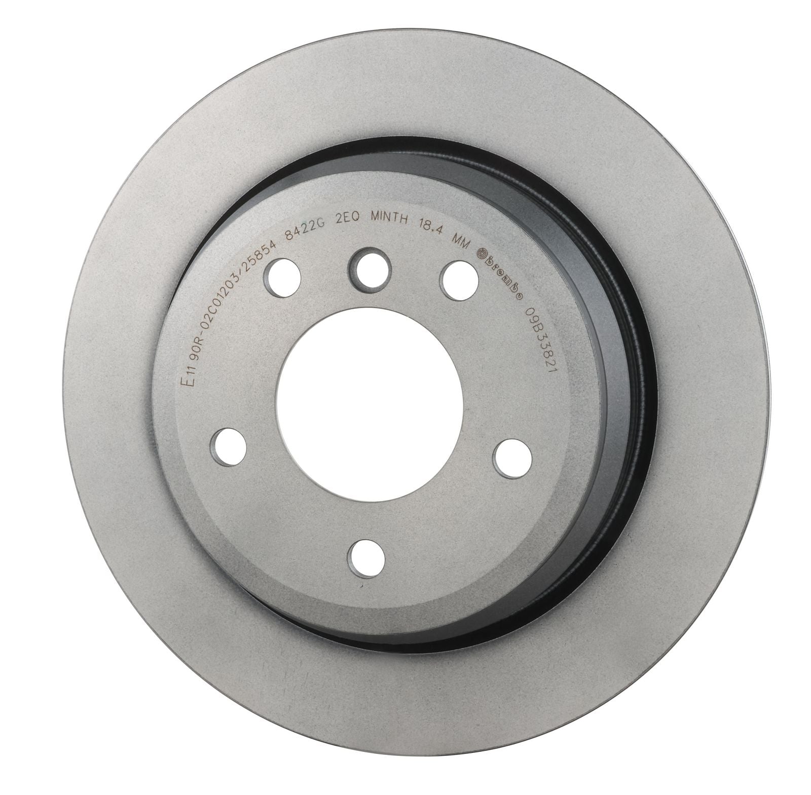 PRIME UV Coated Rear Disc Brake Rotor - 09.B338.21_09