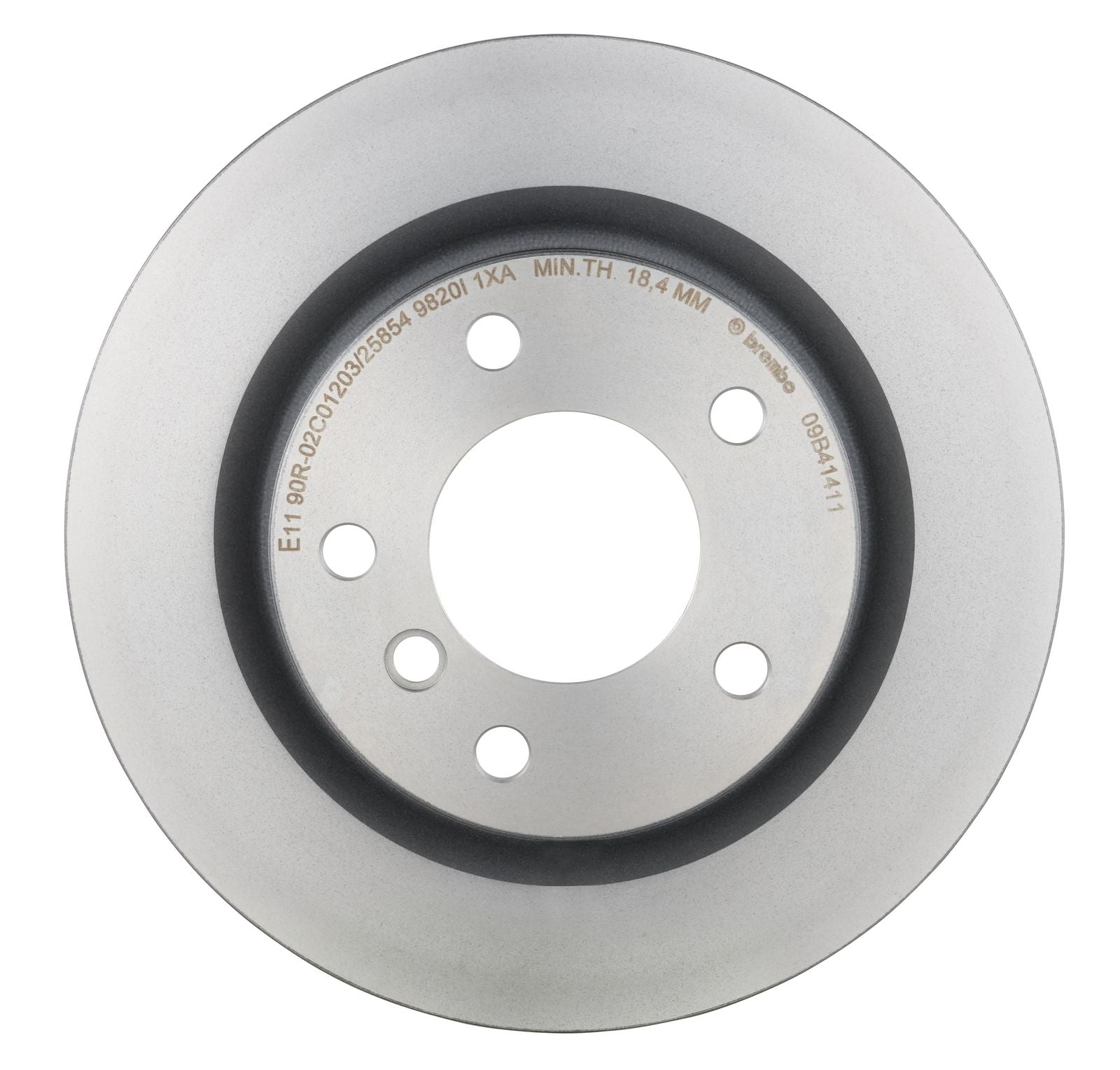 PRIME UV Coated Rear Disc Brake Rotor - 09.B414.11_02