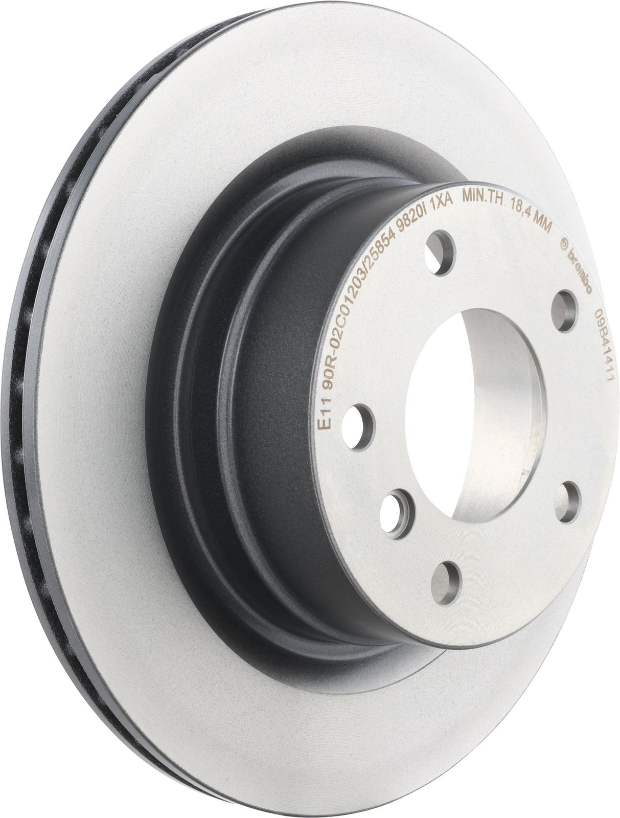 PRIME UV Coated Rear Disc Brake Rotor - 09.B414.11_01