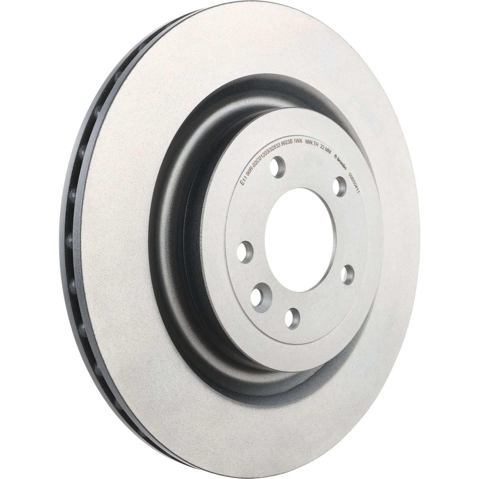 PRIME UV Coated Rear Disc Brake Rotor - 09.B504.11_26