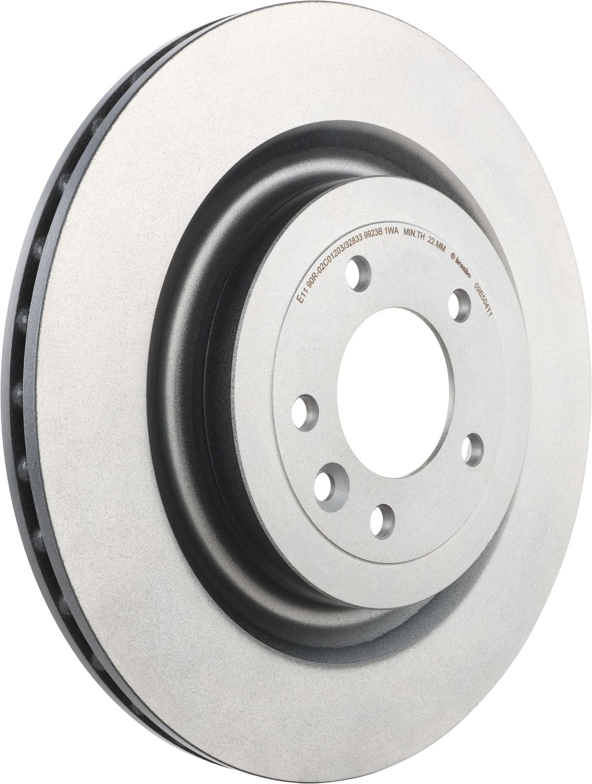 PRIME UV Coated Rear Disc Brake Rotor - 09.B504.11_01