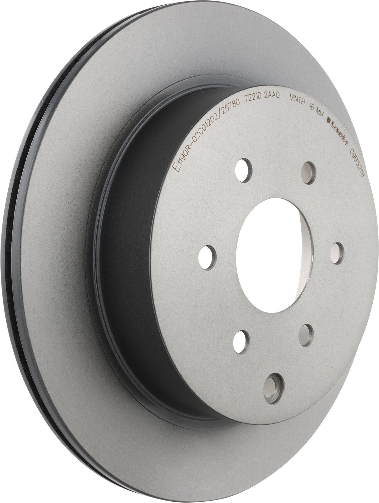 PRIME UV Coated Rear Disc Brake Rotor - 09.B521.11_01