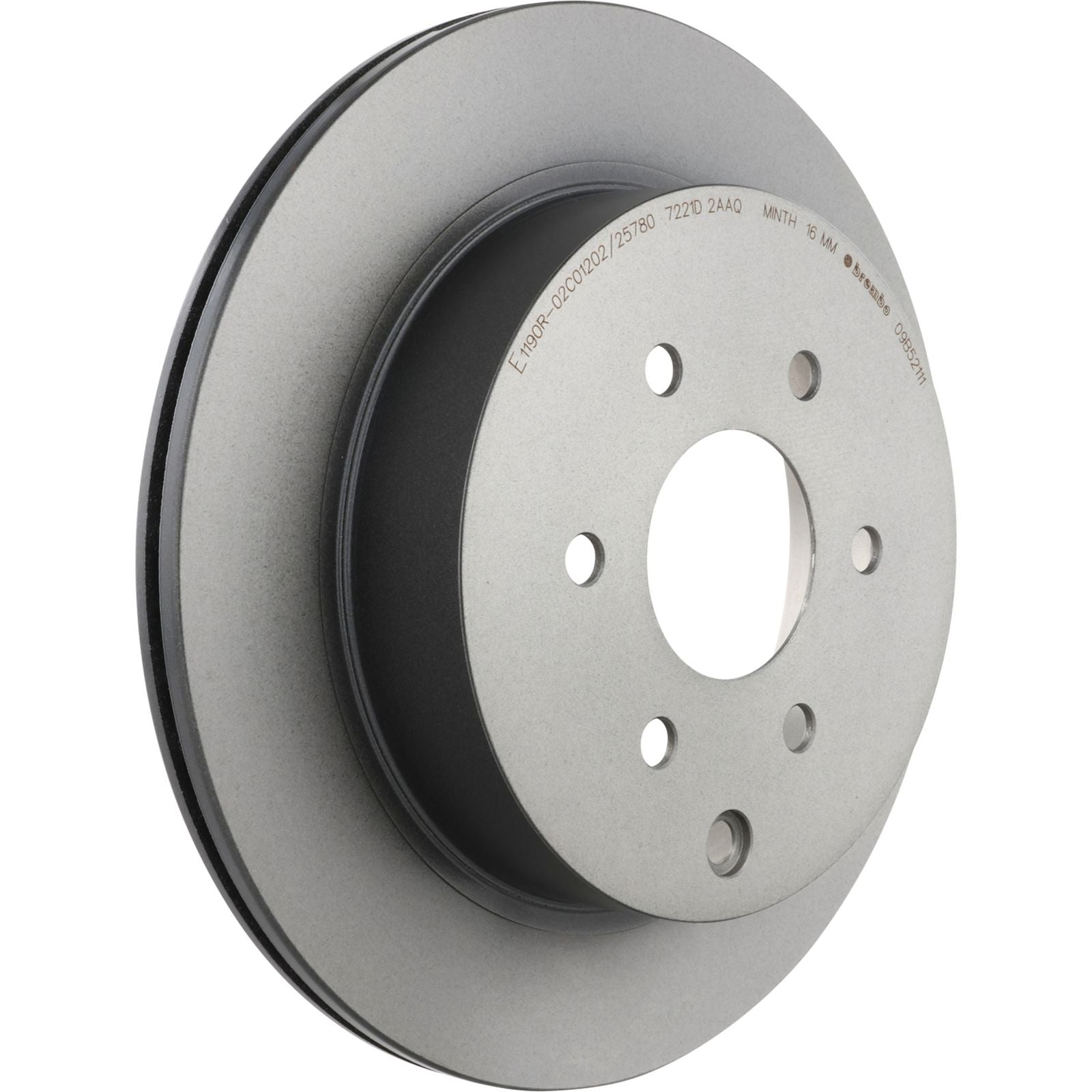 PRIME UV Coated Rear Disc Brake Rotor - 09.B521.11_05