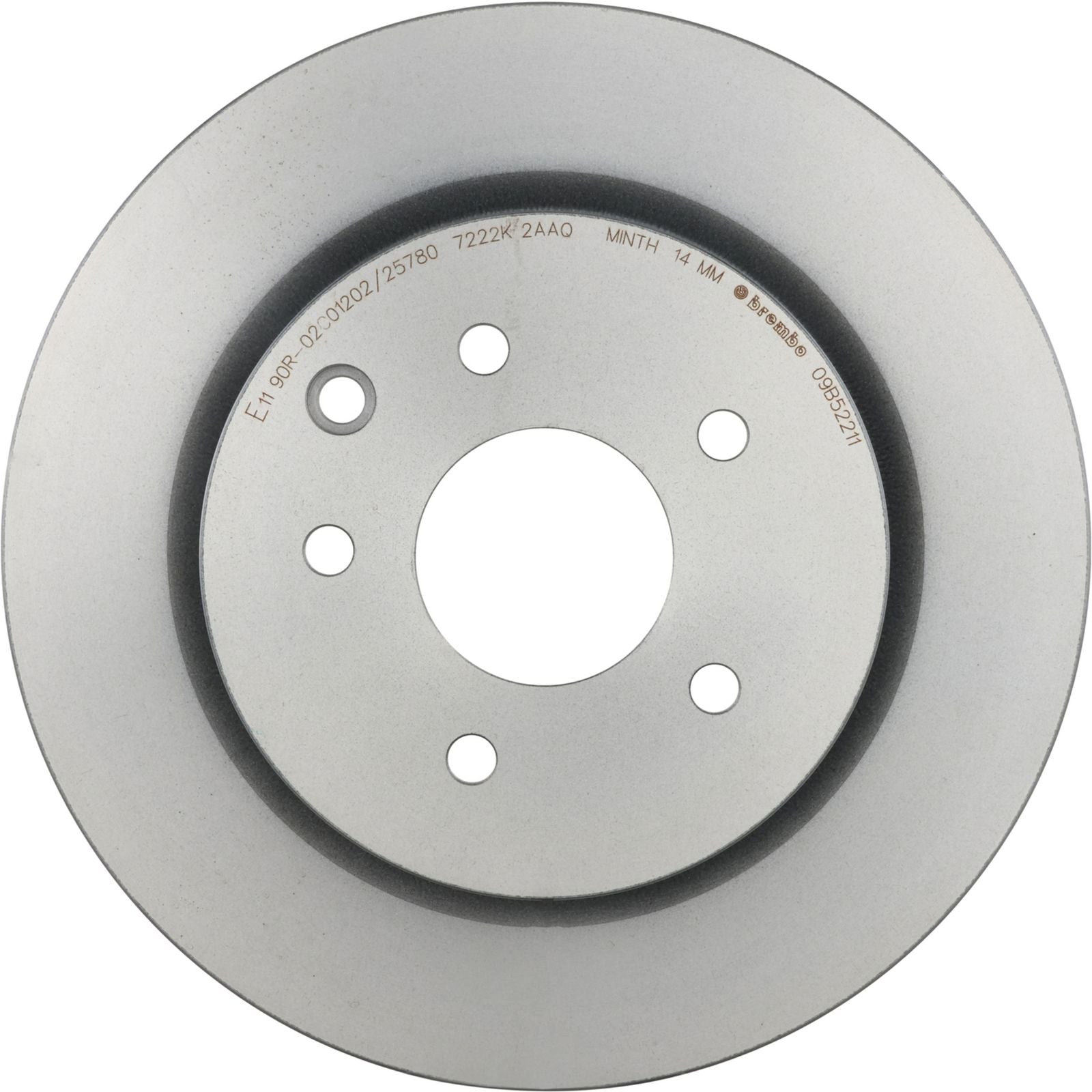 PRIME UV Coated Rear Disc Brake Rotor - 09.B522.11_04