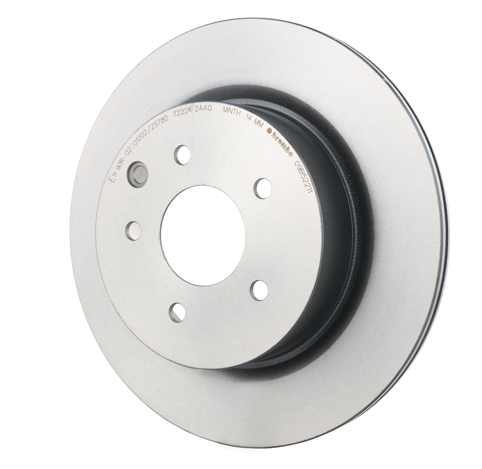 PRIME UV Coated Rear Disc Brake Rotor - 09.B522.11_09