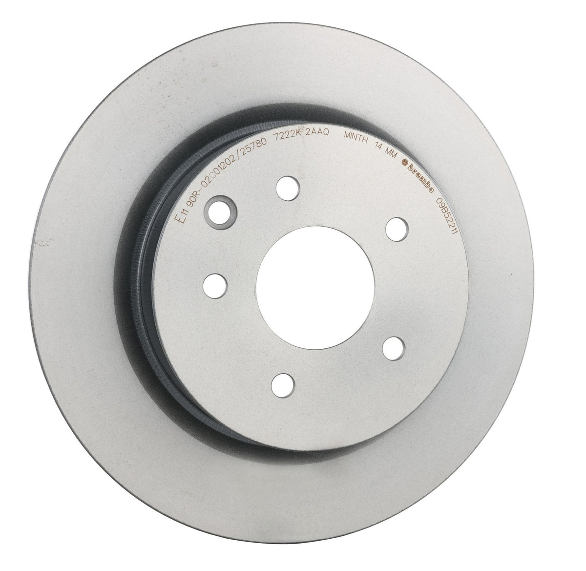 PRIME UV Coated Rear Disc Brake Rotor - 09.B522.11_30