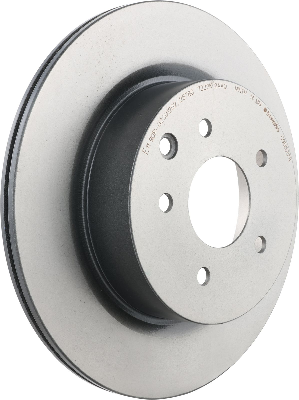 PRIME UV Coated Rear Disc Brake Rotor - 09.B522.11_01