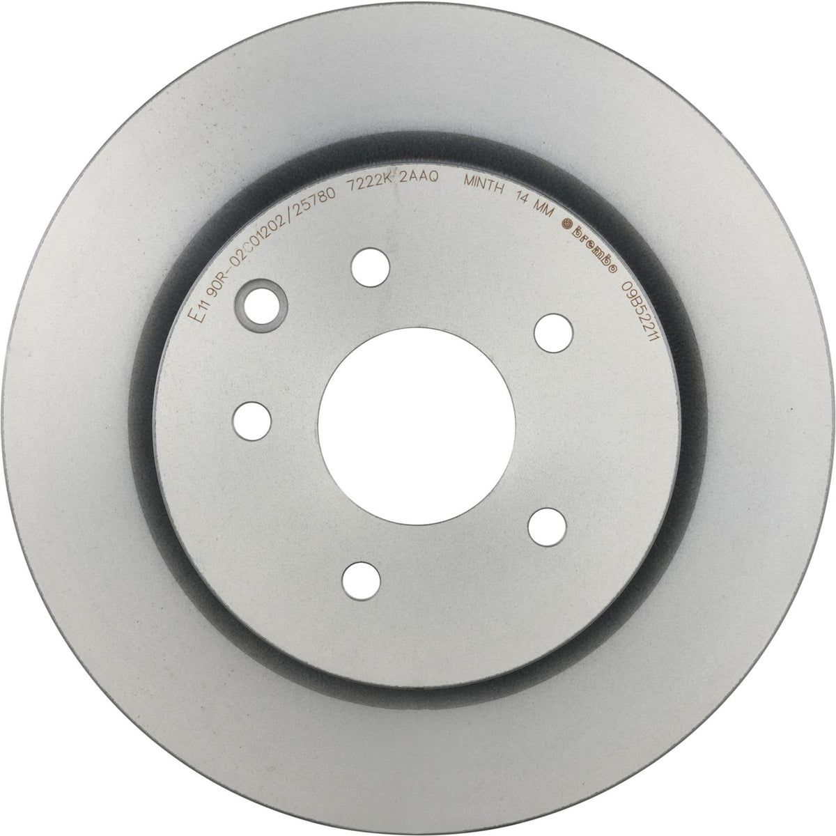 PRIME UV Coated Rear Disc Brake Rotor - 09.B522.11_04