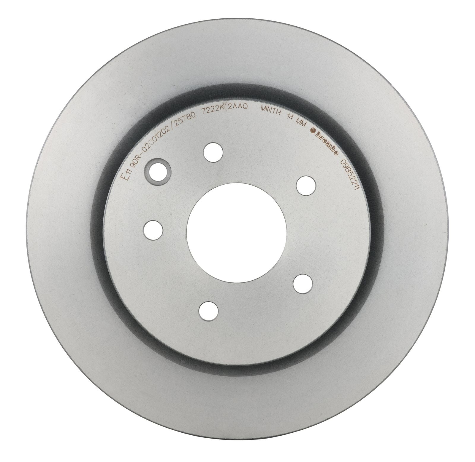 PRIME UV Coated Rear Disc Brake Rotor - 09.B522.11_07