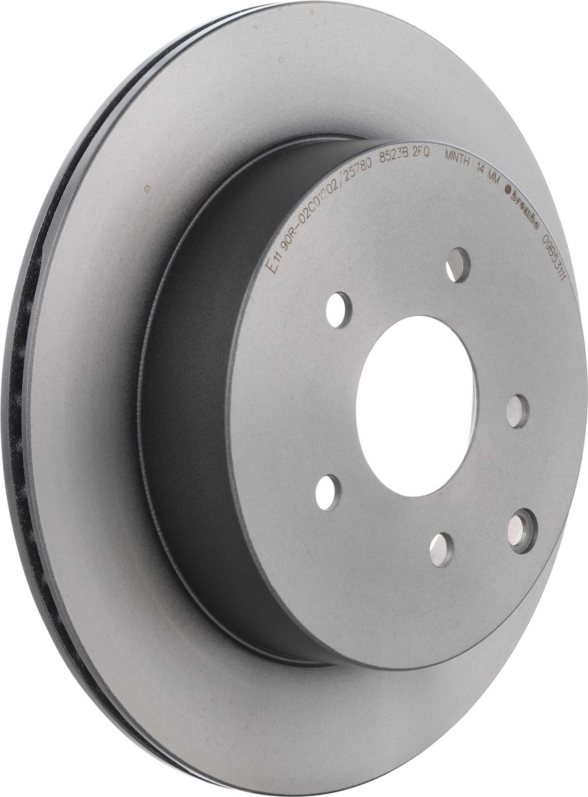 PRIME UV Coated Rear Disc Brake Rotor - 09.B531.11_01