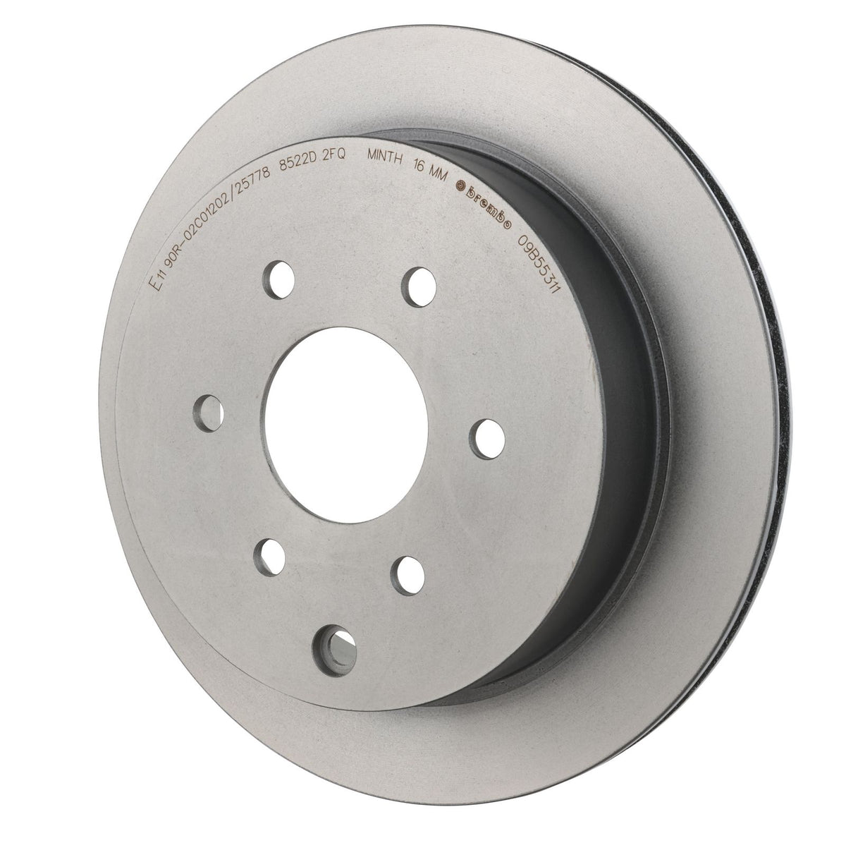 PRIME UV Coated Rear Disc Brake Rotor - 09.B553.11_04