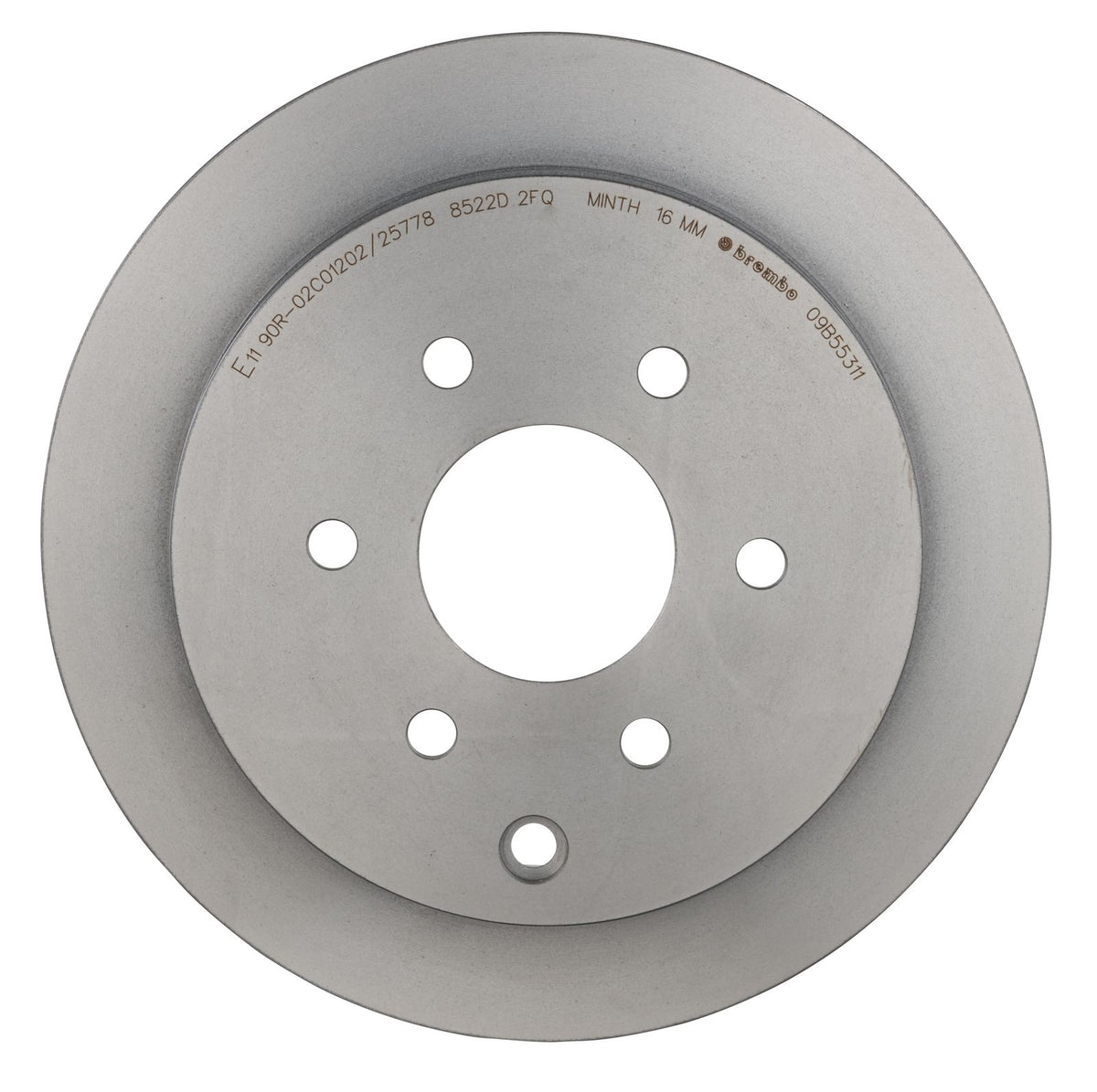 PRIME UV Coated Rear Disc Brake Rotor - 09.B553.11_02