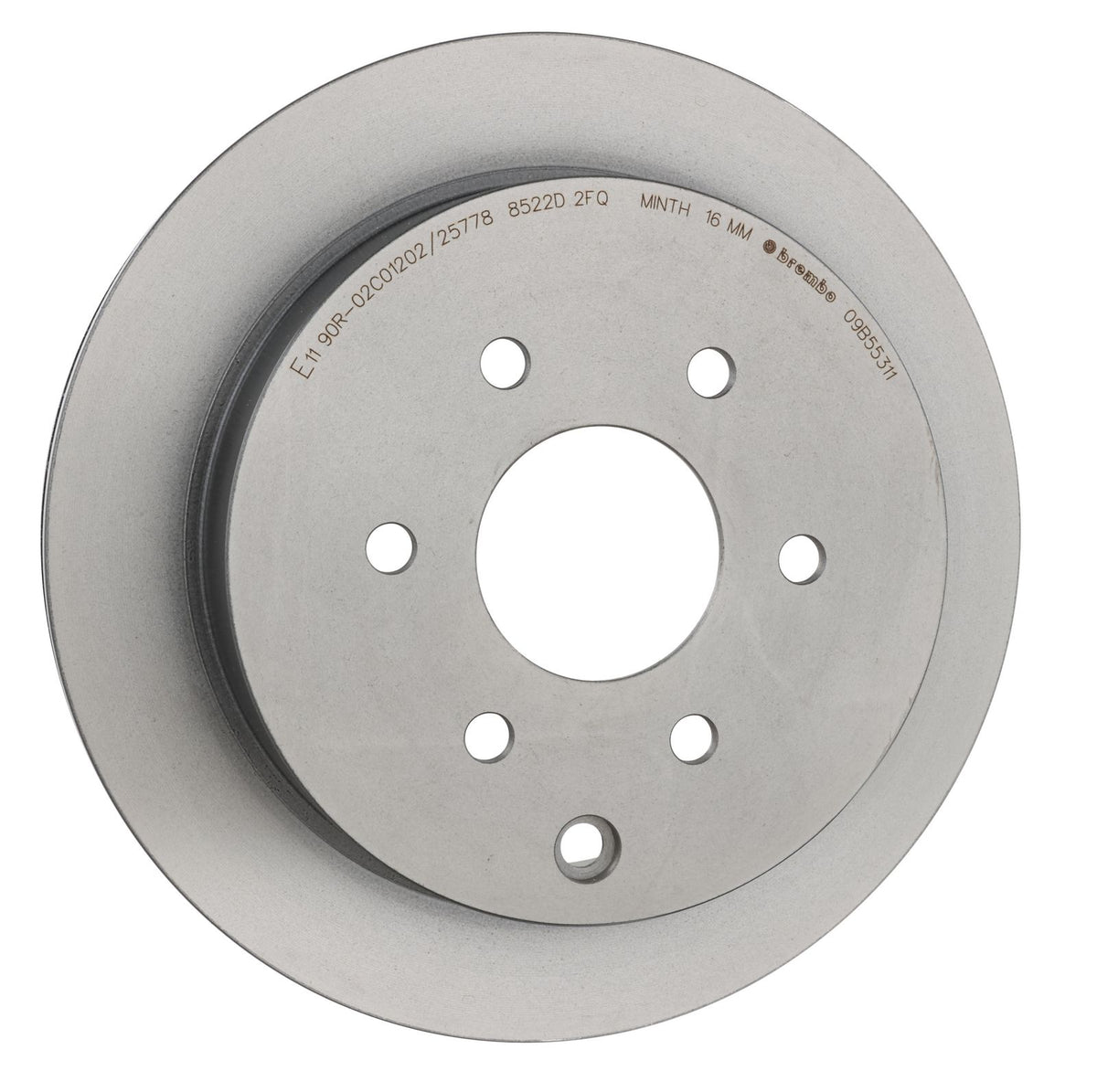 PRIME UV Coated Rear Disc Brake Rotor - 09.B553.11_25