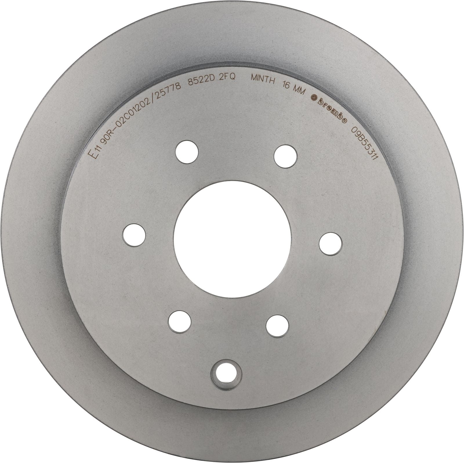 PRIME UV Coated Rear Disc Brake Rotor - 09.B553.11_03