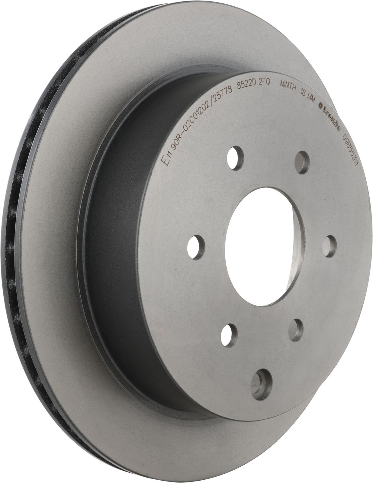 PRIME UV Coated Rear Disc Brake Rotor - 09.B553.11_01