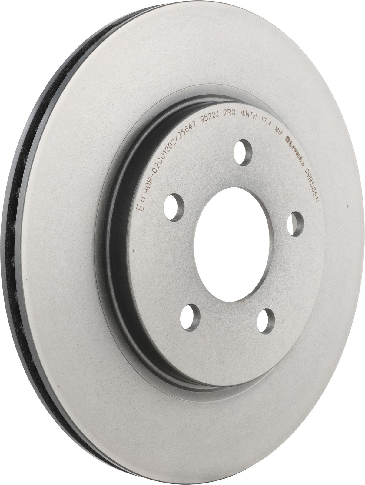 PRIME UV Coated Rear Disc Brake Rotor - 09.B585.11_01