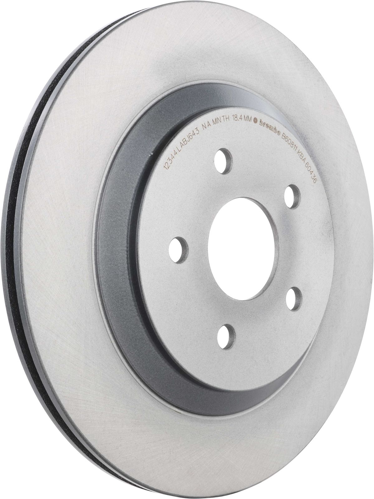 PRIME UV Coated Rear Disc Brake Rotor - 09.B608.11_01