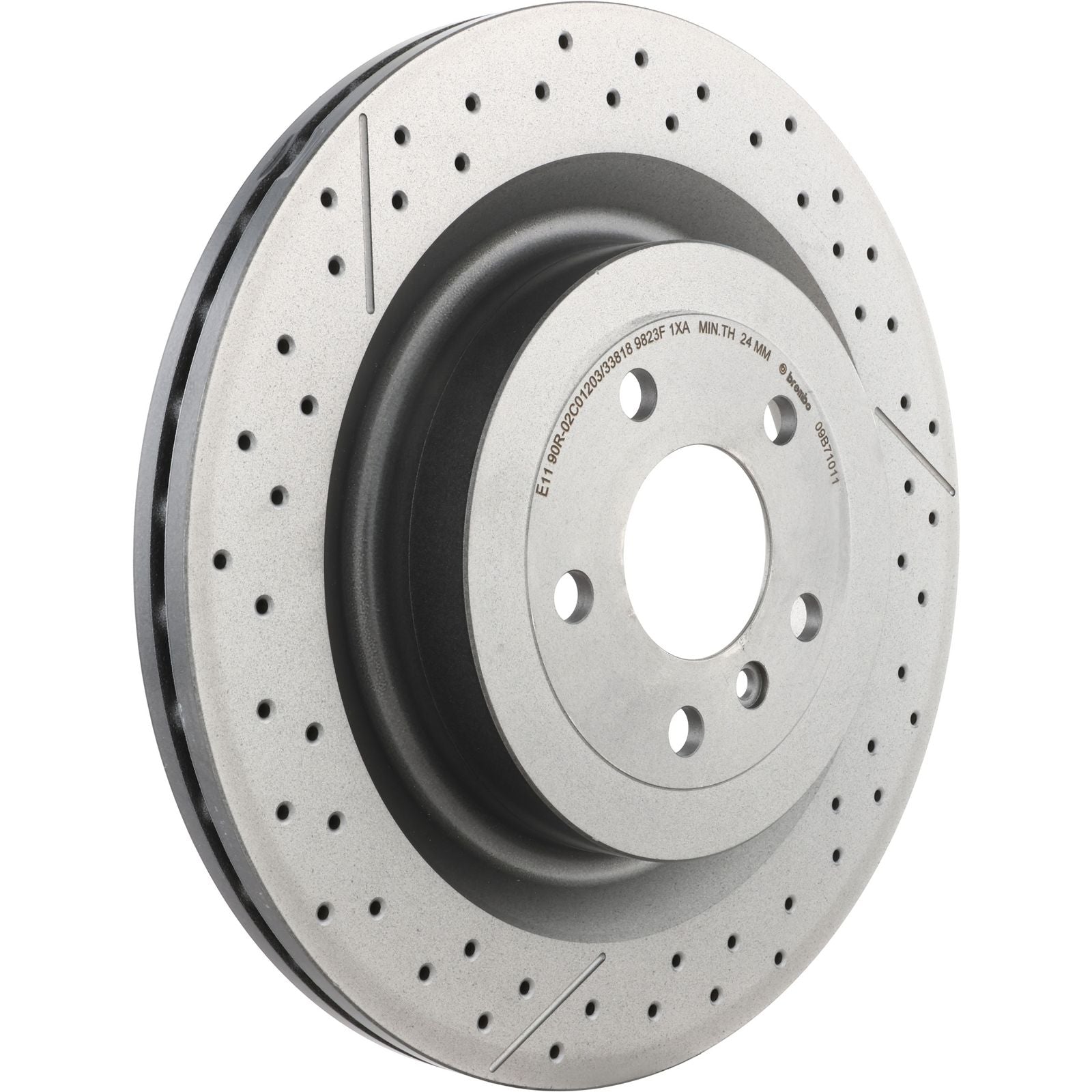 PRIME UV Coated Rear Disc Brake Rotor - 09.B710.11_26