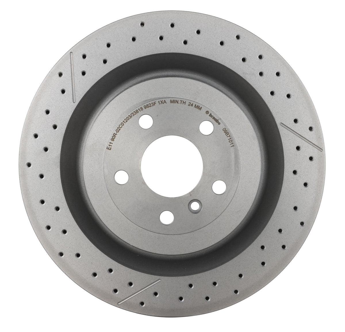 PRIME UV Coated Rear Disc Brake Rotor - 09.B710.11_01