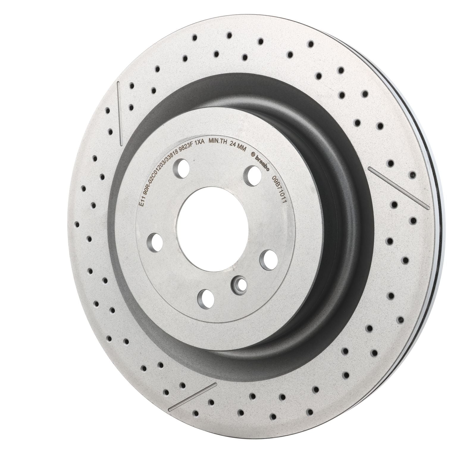 PRIME UV Coated Rear Disc Brake Rotor - 09.B710.11_03