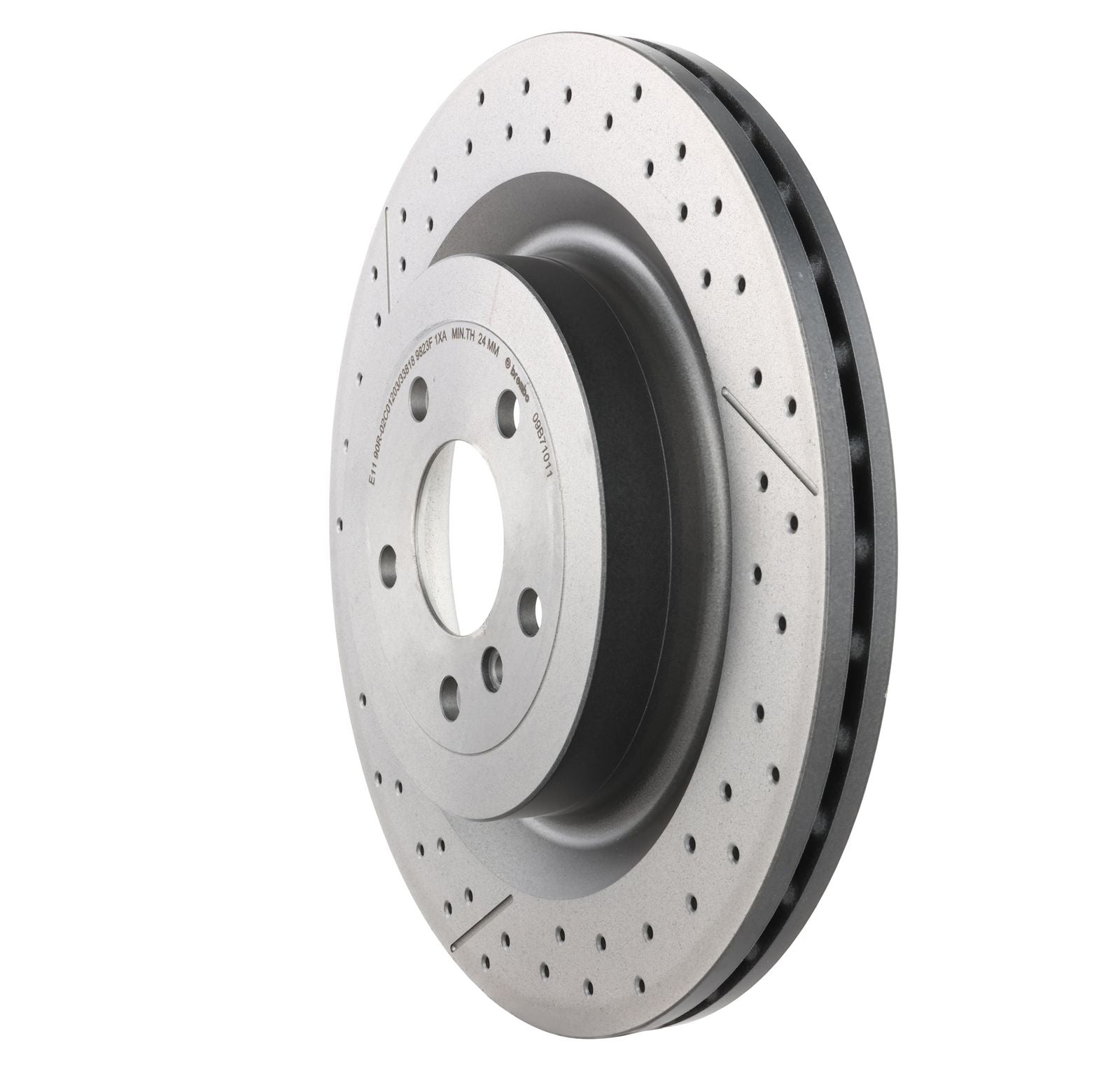 PRIME UV Coated Rear Disc Brake Rotor - 09.B710.11_05