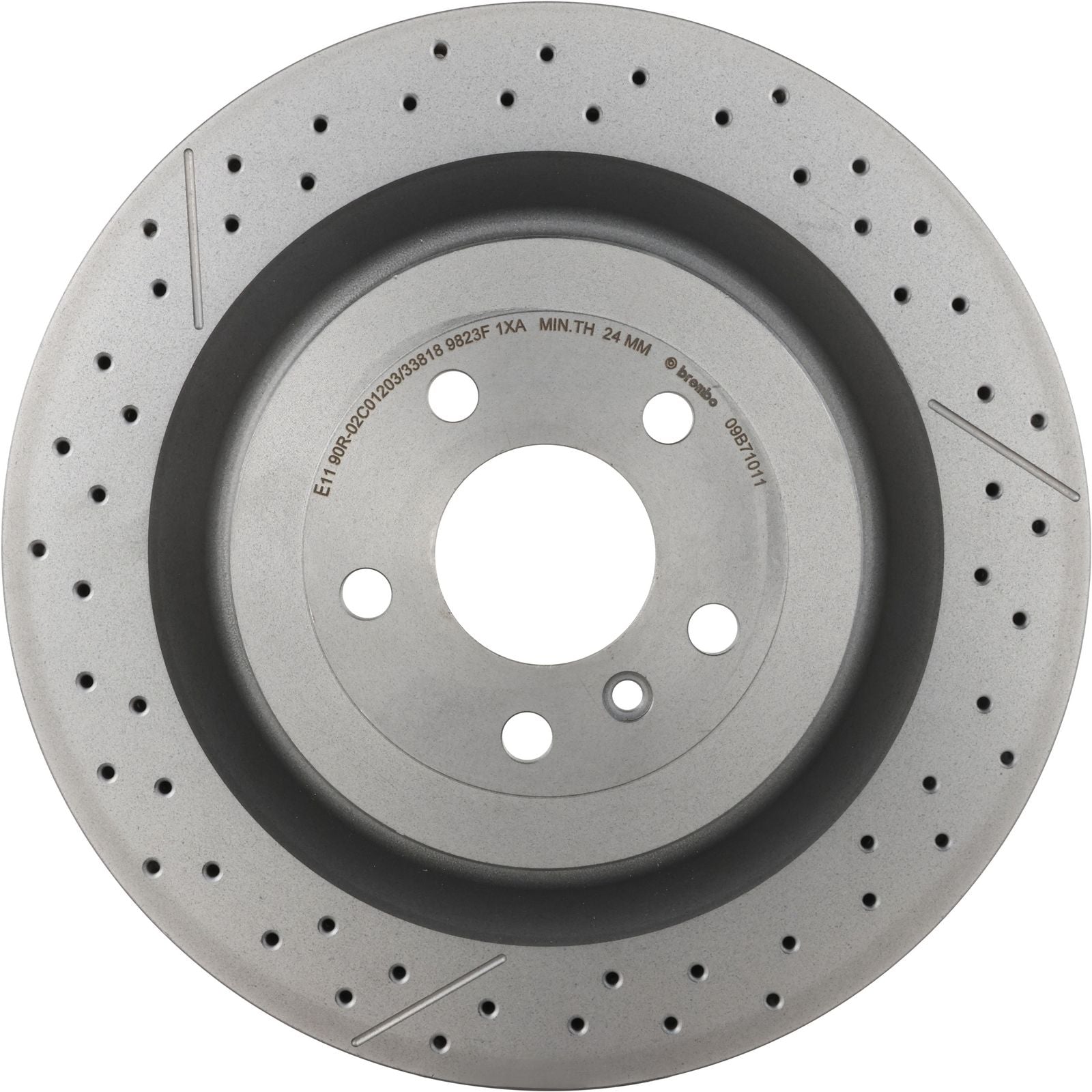 PRIME UV Coated Rear Disc Brake Rotor - 09.B710.11_28