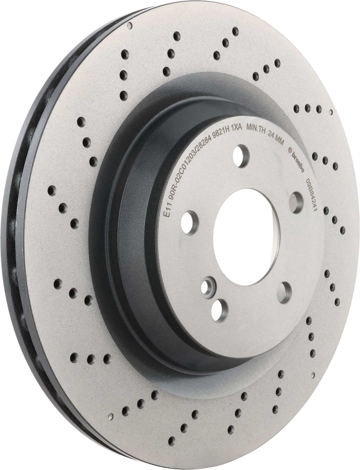 PRIME UV Coated Rear Disc Brake Rotor - 09.B842.41_01