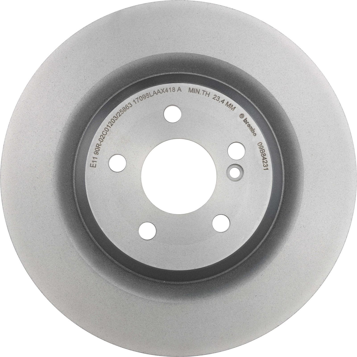 PRIME UV Coated Rear Disc Brake Rotor - 09.B842.31_03