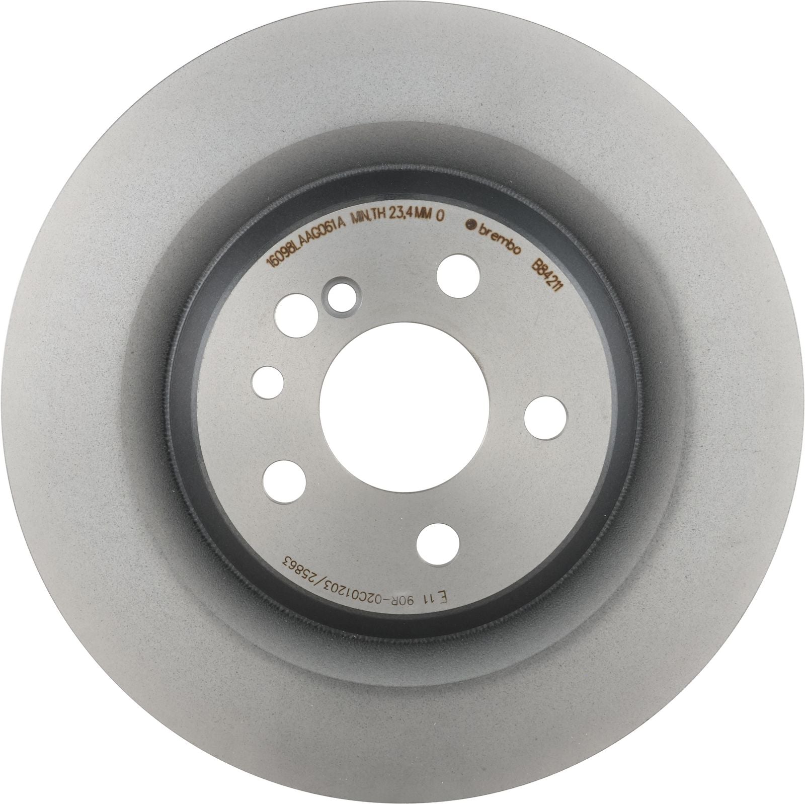 PRIME UV Coated Rear Disc Brake Rotor - 09.B842.11_03