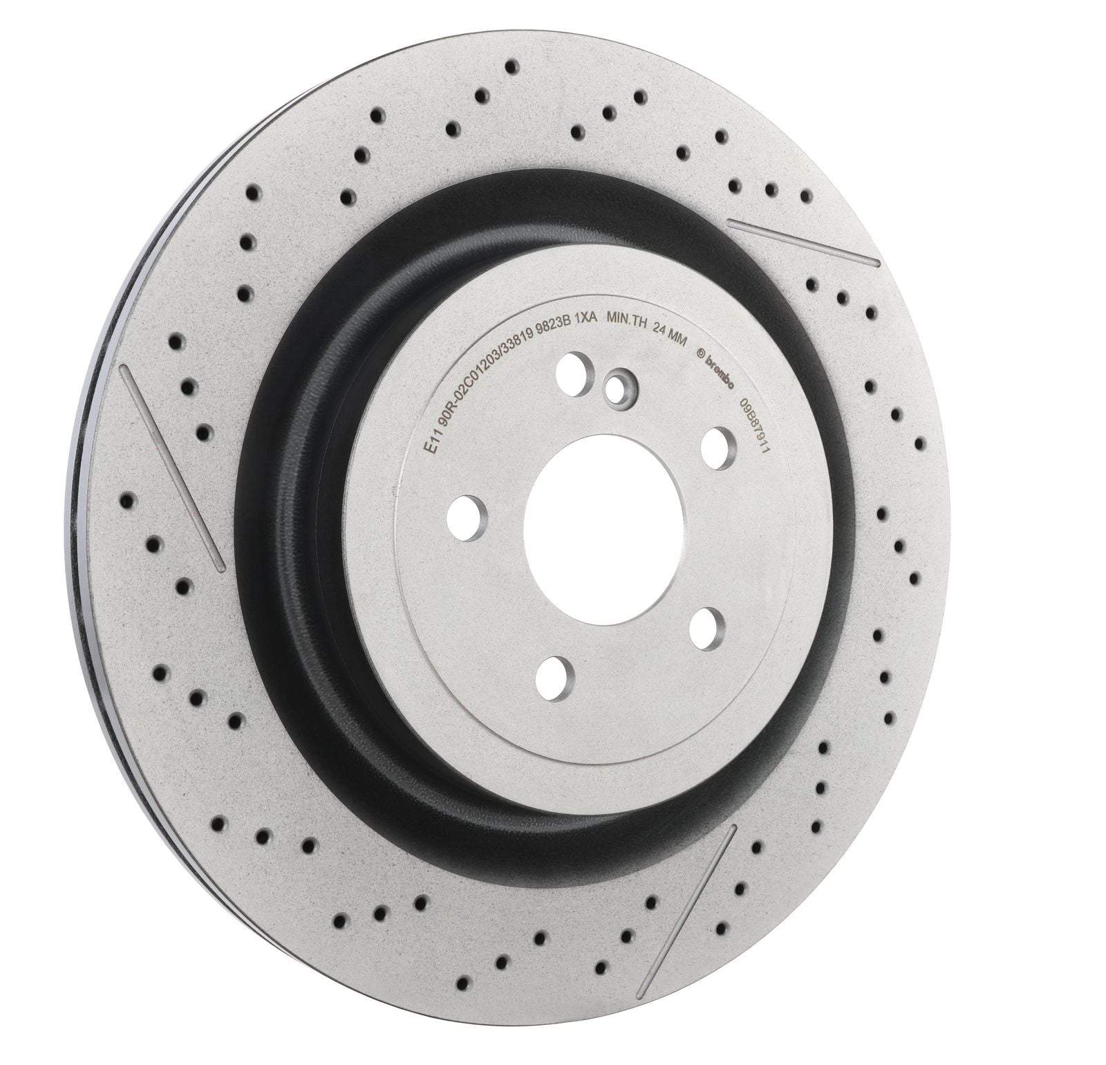PRIME UV Coated Rear Disc Brake Rotor - 09.B879.11_28