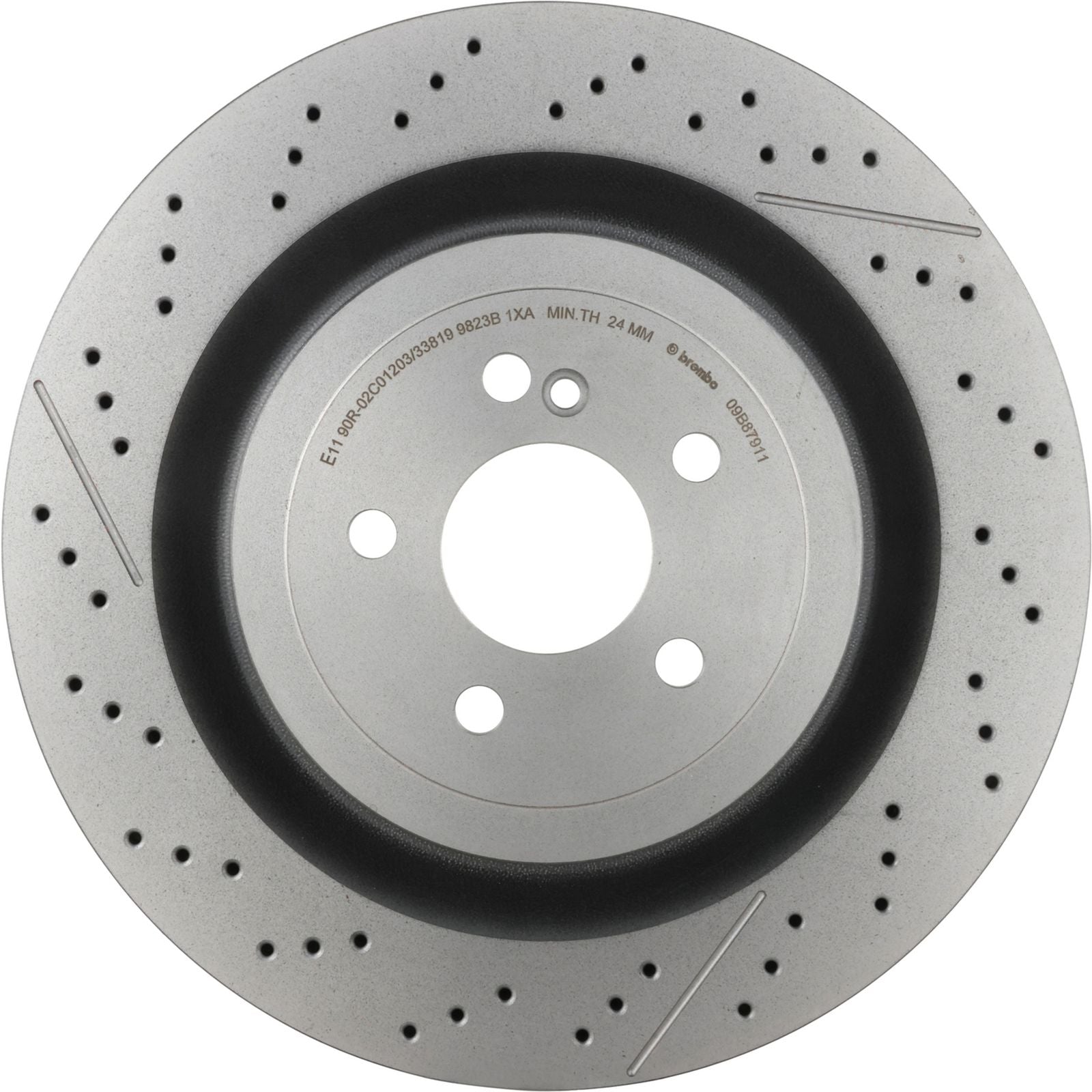 PRIME UV Coated Rear Disc Brake Rotor - 09.B879.11_01