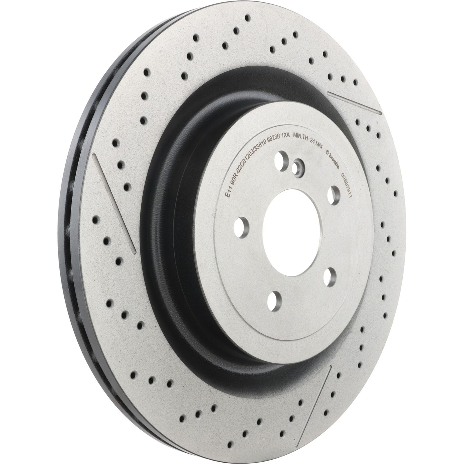PRIME UV Coated Rear Disc Brake Rotor - 09.B879.11_04