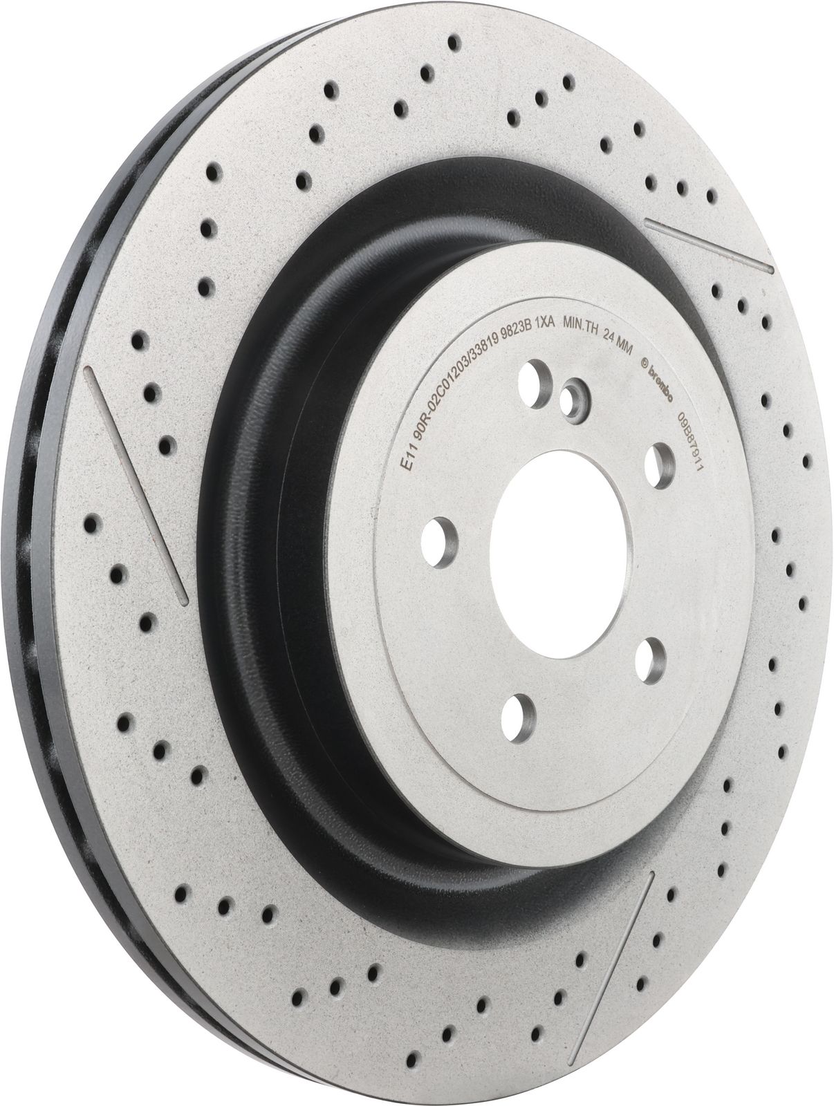 PRIME UV Coated Rear Disc Brake Rotor - 09.B879.11_01