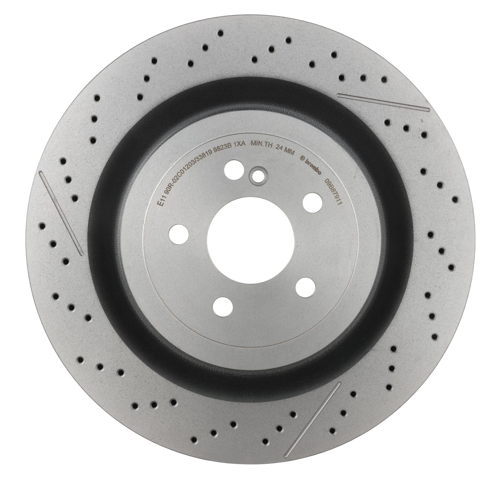 PRIME UV Coated Rear Disc Brake Rotor - 09.B879.11_06