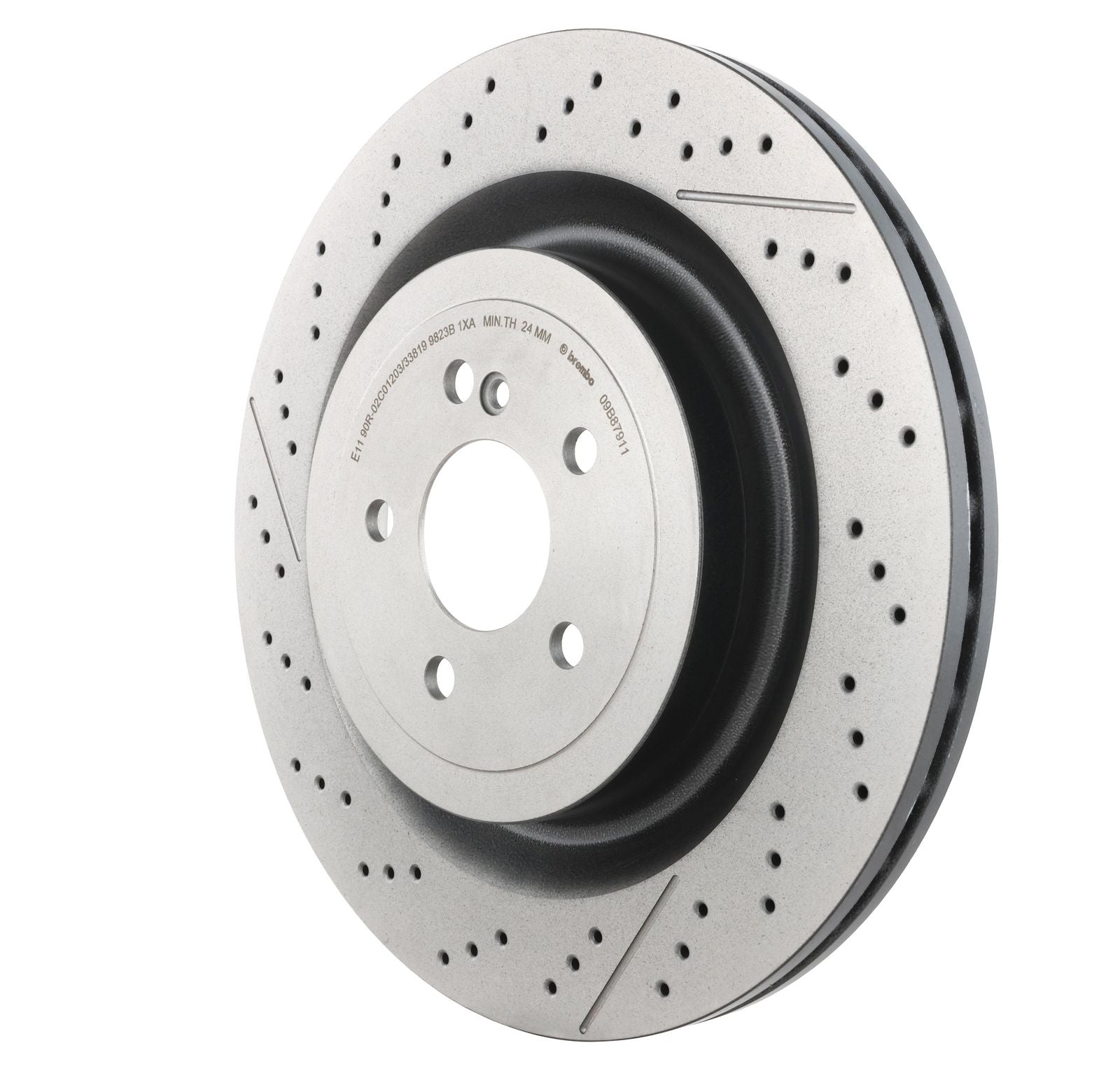 PRIME UV Coated Rear Disc Brake Rotor - 09.B879.11_09