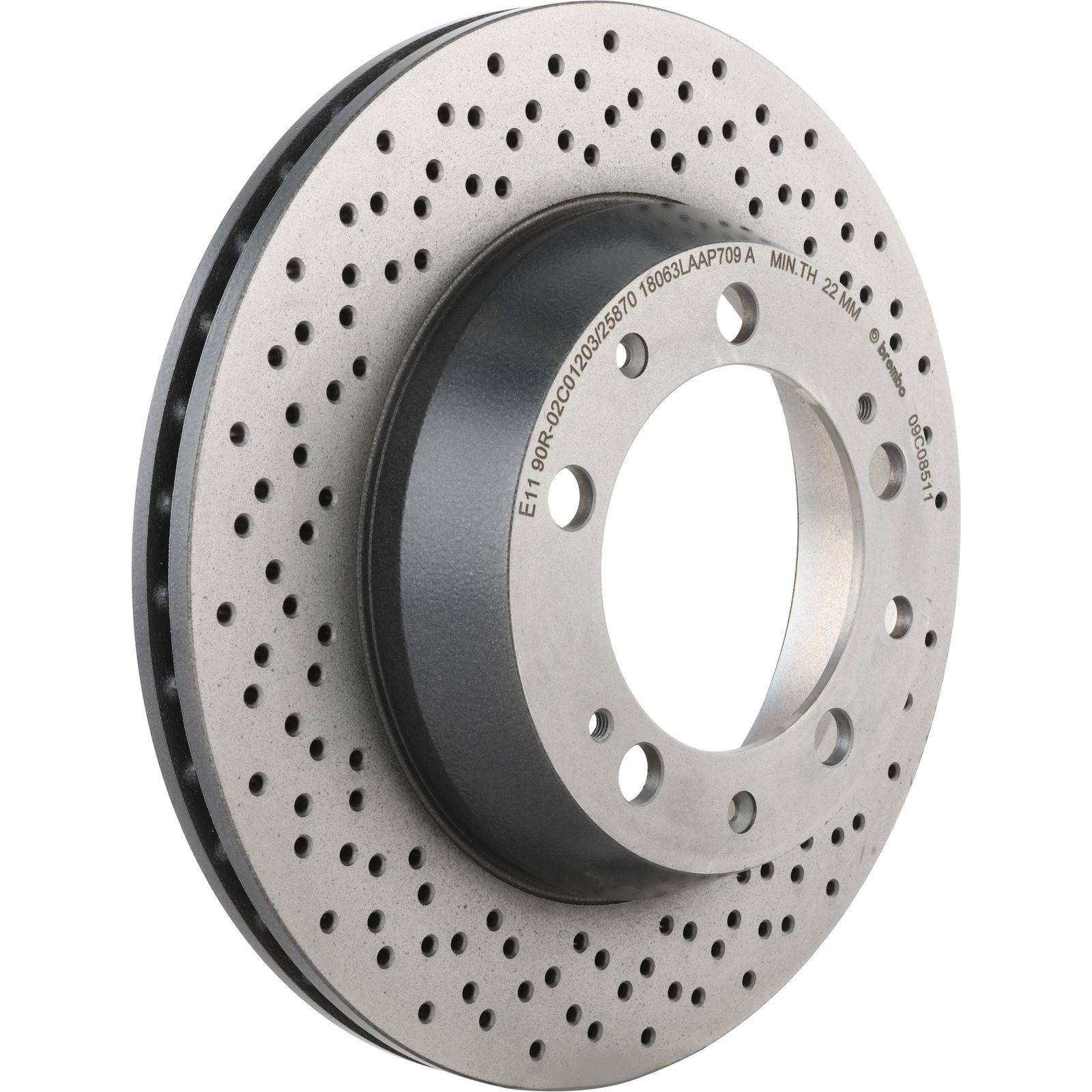 PRIME UV Coated Rear Disc Brake Rotor - 09.C085.11_01
