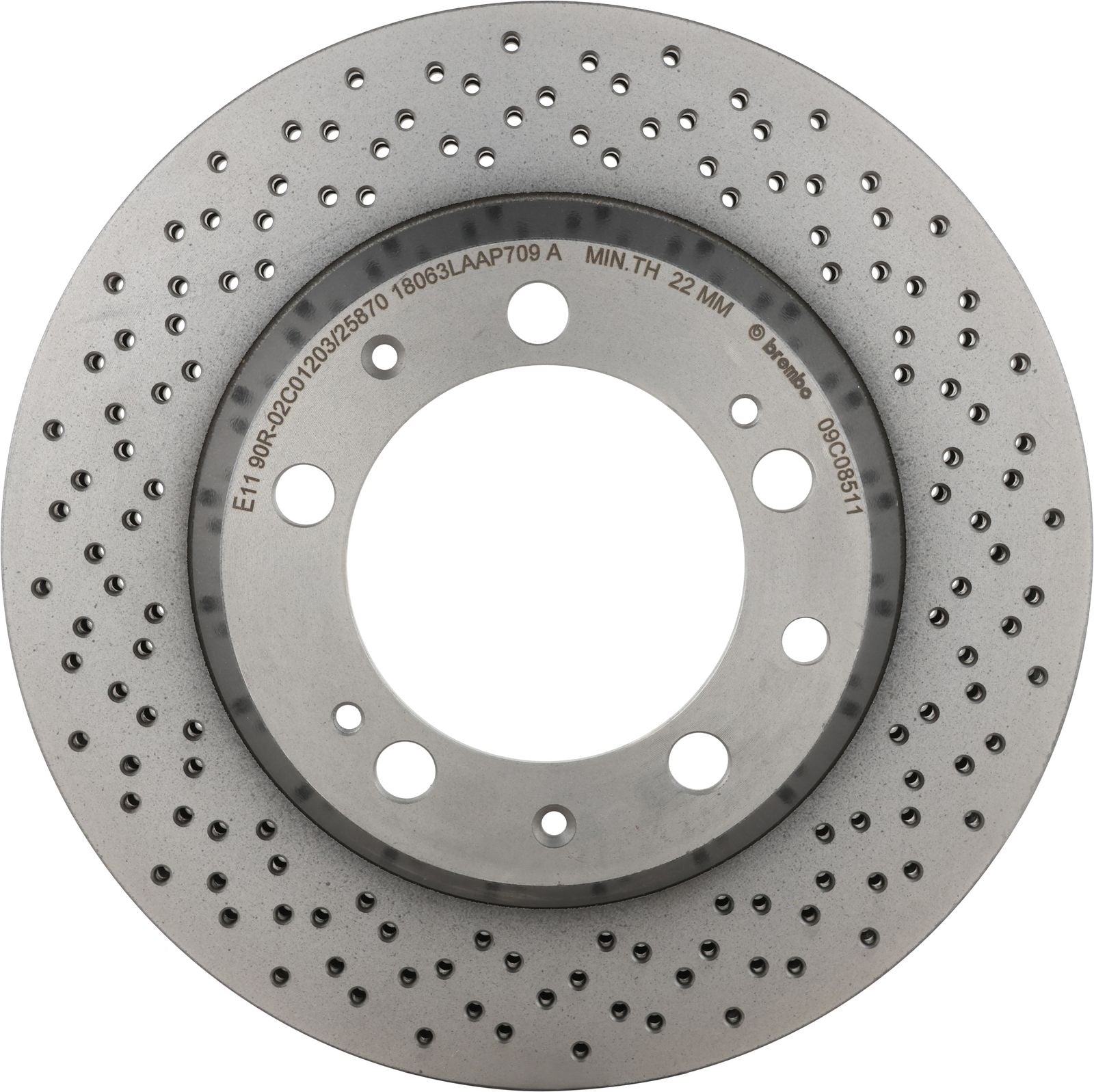 PRIME UV Coated Rear Disc Brake Rotor - 09.C085.11_03
