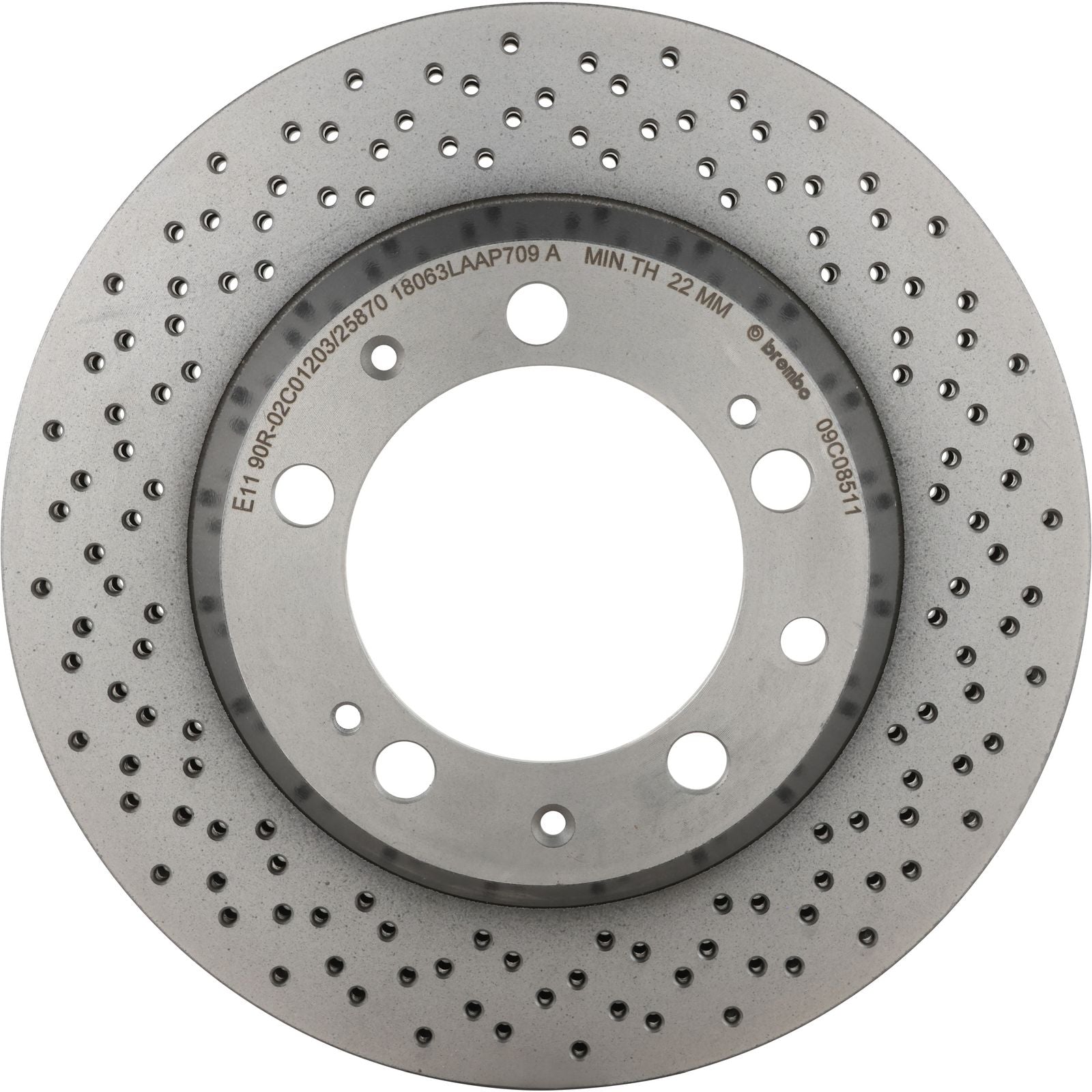 PRIME UV Coated Rear Disc Brake Rotor - 09.C085.11_03