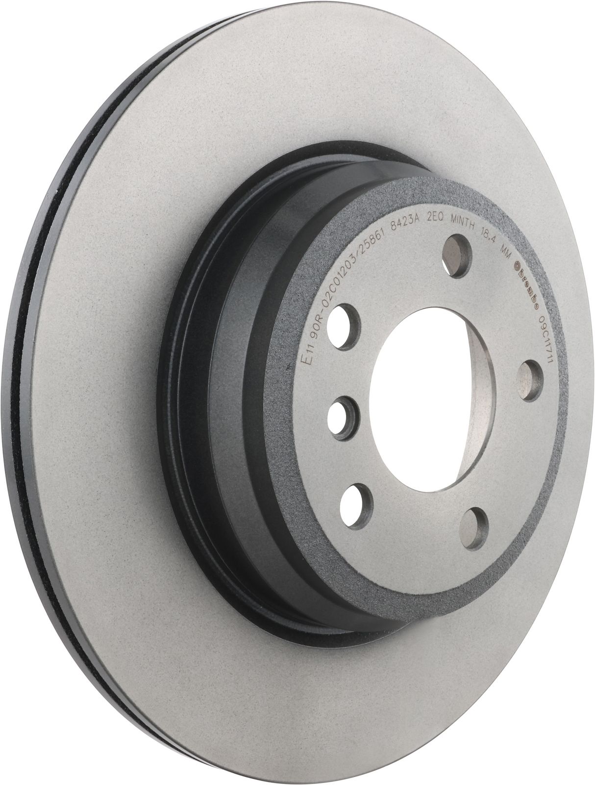 PRIME UV Coated Rear Disc Brake Rotor - 09.C117.11_01